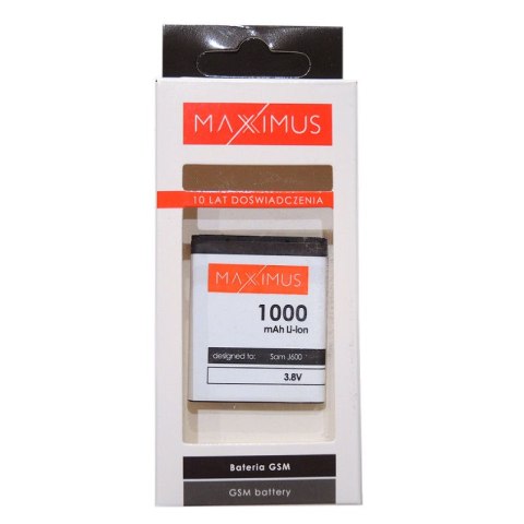 Bateria MAXXIMUS Samsung J600 1000mAh Li-ion AB483640BU