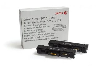 Oryginalny Toner Czarny Xerox Phaser 3052, 3260, WorkCentre 3215, 3225 (106R02782) (DWUPAK)