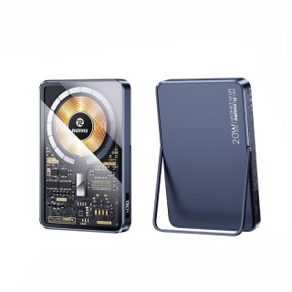 POWERBANK REMAX WALKING SERIES 10000mAh RPP-558 PD20W+QC 22,5W MAGNETIC BLUE