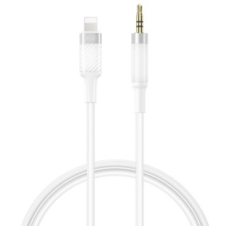 XO kabel audio NB-R279A Lightning-jack 3,5mm 1m biały