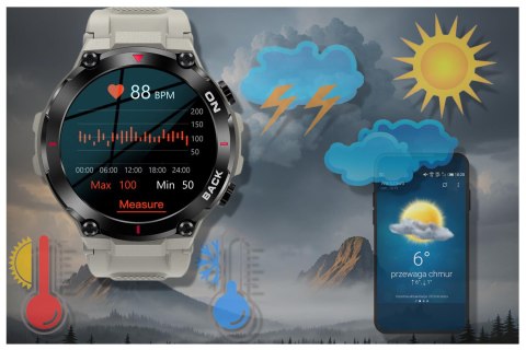 SMARTWATCH MĘSKI GRAVITY GT8-4 - z GPS (sg017d)