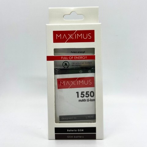 Bateria MAXXIMUS LG P970 1700mAh BL-44JN