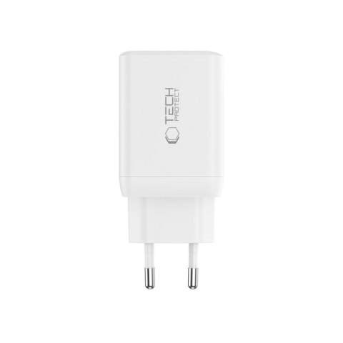 TECH-PROTECT ładowarka sieciowa NC45W GAN 2-PORT WHITE