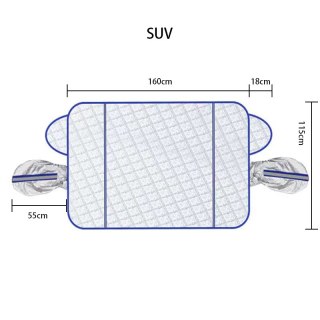 Antyszronowa / Przeciwsłoneczna mata na szybę SUV (160*115cm), MAGNETYCZNA