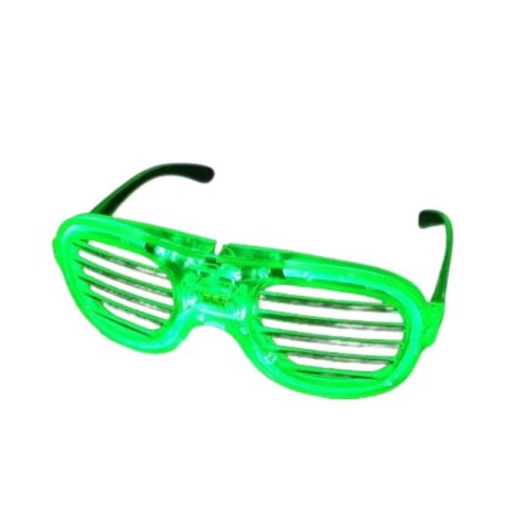 ŚWIECĄCE OKULARY LED GREEN / ZIELONY