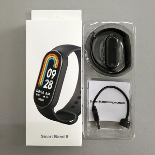 Smart Band M8 BLACK / CZARNY, MAGNETYCZNE