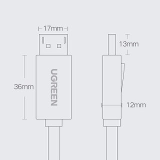 Ugreen kabel przewód DisplayPort - DisplayPort 3m czarny