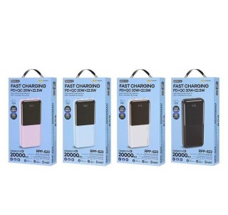 POWERBANK REMAX CYNILE SERIES 20000mAh PD 20W+QC 22,5W BLACK