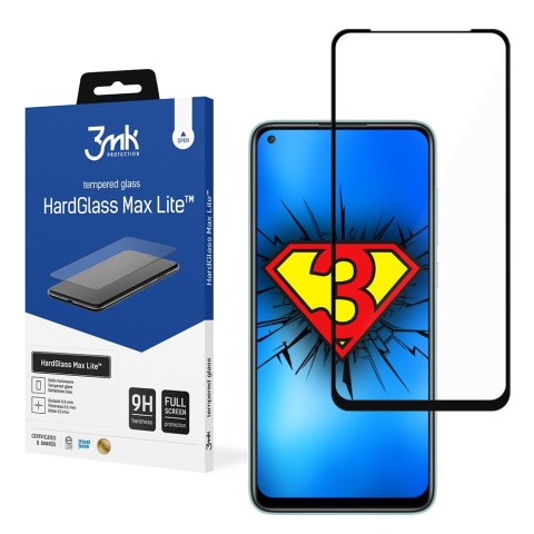 3MK HARD GLASS MAX LITE SAMSUNG A41 black