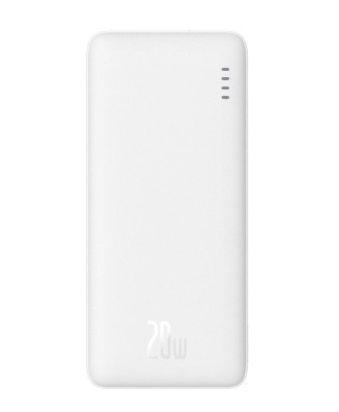 POWERBANK BASEUS AIRPOW 20W 10000mah PLUS KABEL USB-C 30cm BIAŁY