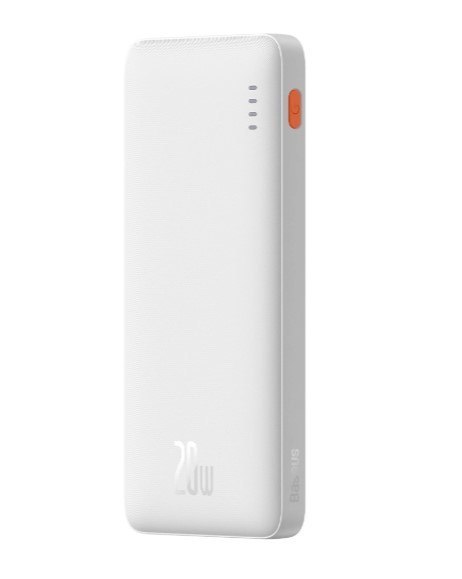 POWERBANK BASEUS AIRPOW 20W 10000mah PLUS KABEL USB-C 30cm BIAŁY