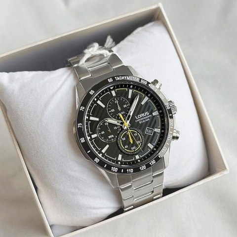 Zegarek Męski Lorus Chronograph 45 mm RM397HX9 + BOX