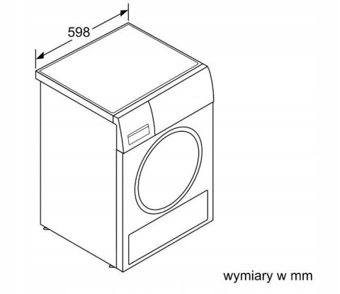 Suszarka do bielizny BOSCH WQG245APPL