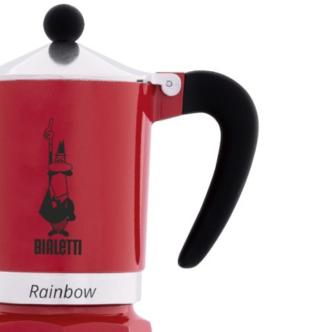 Bialetti kawiarka Rainbow 1tz czerwona