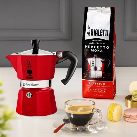 Bialetti kawiarka Winter Wonderland 3TZ czerwona