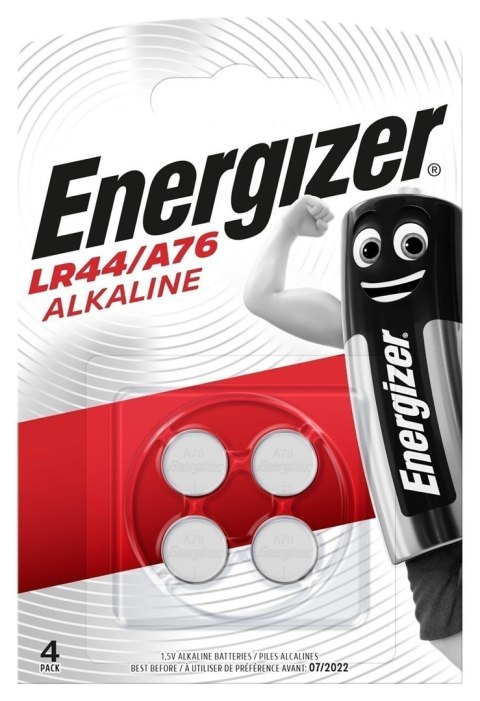 ENERGIZER BATERIE ALKALINE SPECJALISTYCZNA LR44 A76 4 SZTUKI 1,5V