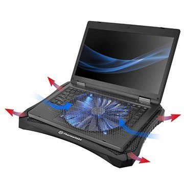 Podkładka chłodząca pod laptop Thermaltake Massive V20 CL-N004-PL20BL-A (17.x cala; 1 wentylator)