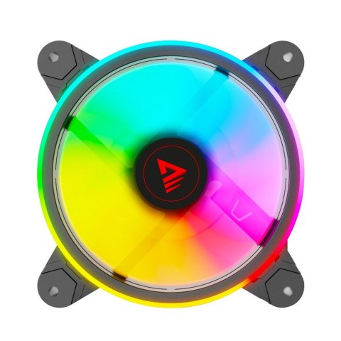 SAVIO ZESTAW 4 WENTYLATORÓW ARGB 120 MM WRAZ Z KONTROLEREM ORAZ PILOTEM FAN-01