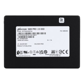 Dysk SSD Micron 5400 PRO 240GB SATA 2.5" MTFDDAK240TGA-1BC1ZABYYR (DWPD 1.5)