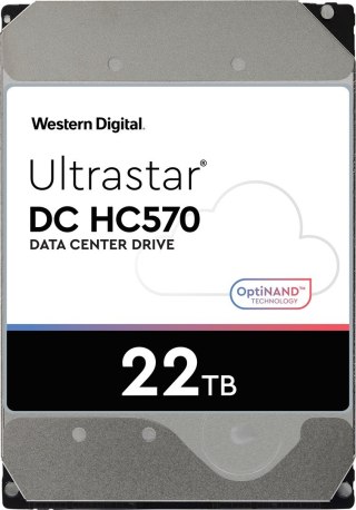 Dysk serwerowy HDD Western Digital Ultrastar DC HC570 WUH722222ALE6L4 (22 TB; 3.5"; SATA III)