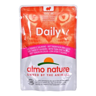 ALMO NATURE Daily Menu Tuńczyk z łososiem - mokra karma dla kota - saszetka 70 g