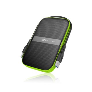 Dysk zewnętrzny HDD Silicon Power Armor A60 (5TB; 2.5"; USB 3.2; 5400 obr/min; Green-Black; SP050TBPHDA60S3K)