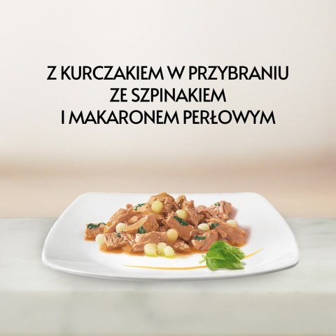 GOURMET A la Carte Kurczak, Pstrąg, Wołowina, Rdzawiec - mokra karma dla kota - 4 x 85 g