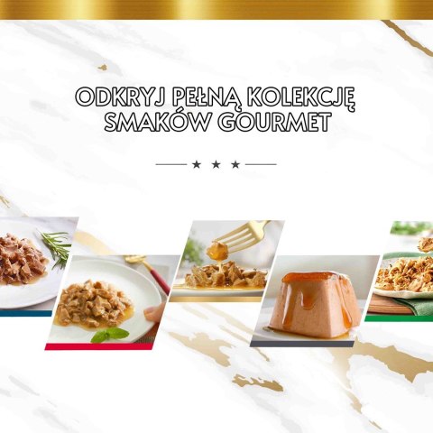 GOURMET A la Carte Kurczak, Pstrąg, Wołowina, Rdzawiec - mokra karma dla kota - 4 x 85 g