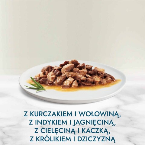 GOURMET PERLE Duet Mięsny - mokra karma dla dorosłego kota - 4x85g