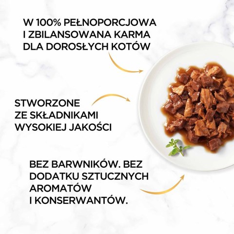 Gourmet Gold mokra karma dla kota z kaczką i indykiem 85g