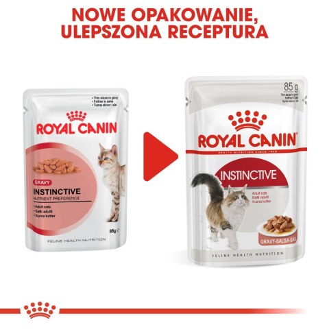 ROYAL CANIN FHN Instinctive w sosie - mokra karma dorosłych kotów - 12x 85 g