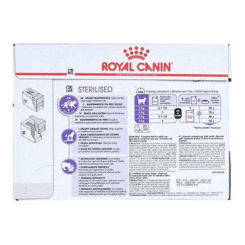 ROYAL CANIN FHN Sterilised w galaretce - mokra karma dla kota dorosłego - 12x85g