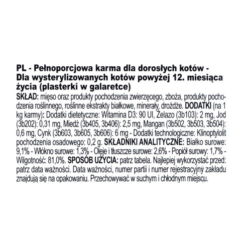 ROYAL CANIN FHN Sterilised w galaretce - mokra karma dla kota dorosłego - 12x85g