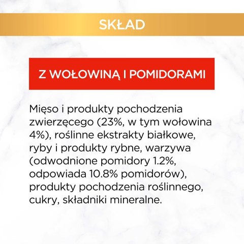 Gourmet Gold Savoury Cake wołowina z pomidorami - mokra karma dla kota - 85 g