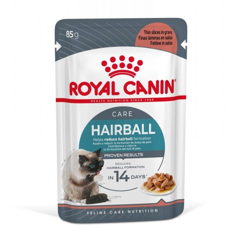 ROYAL CANIN FCN Hairball Care w sosie - mokra karma dla kota dorosłego - 12x85g