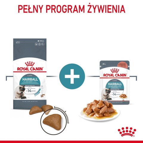 ROYAL CANIN FCN Hairball Care w sosie - mokra karma dla kota dorosłego - 12x85g