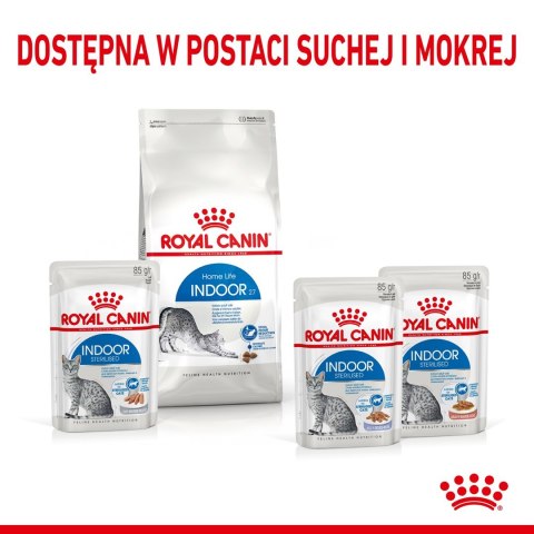 ROYAL CANIN FHN Indoor w sosie - mokra karma dla kota dorosłego - 12x85g