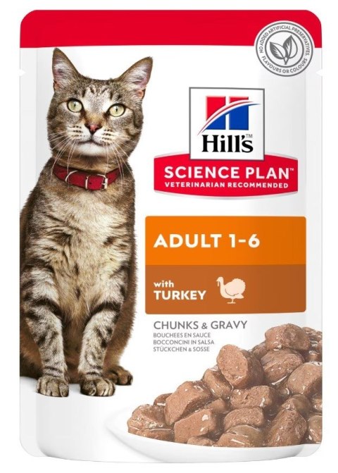 HILL'S SP Feline Adult Turkey 85g dla kota